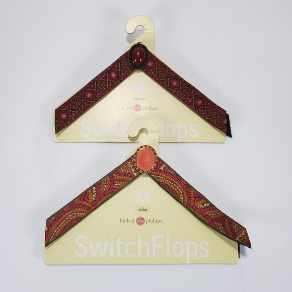 Lindsay Phillips Switchflops Interchangeable Straps NWT - Picture 1 of 5